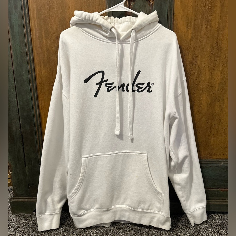 FENDER White Sweater with Iconic Logo